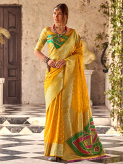 Women's Blend Pink Woven Design Designer Saree With Blouse Piece-NEYTIRI440005
