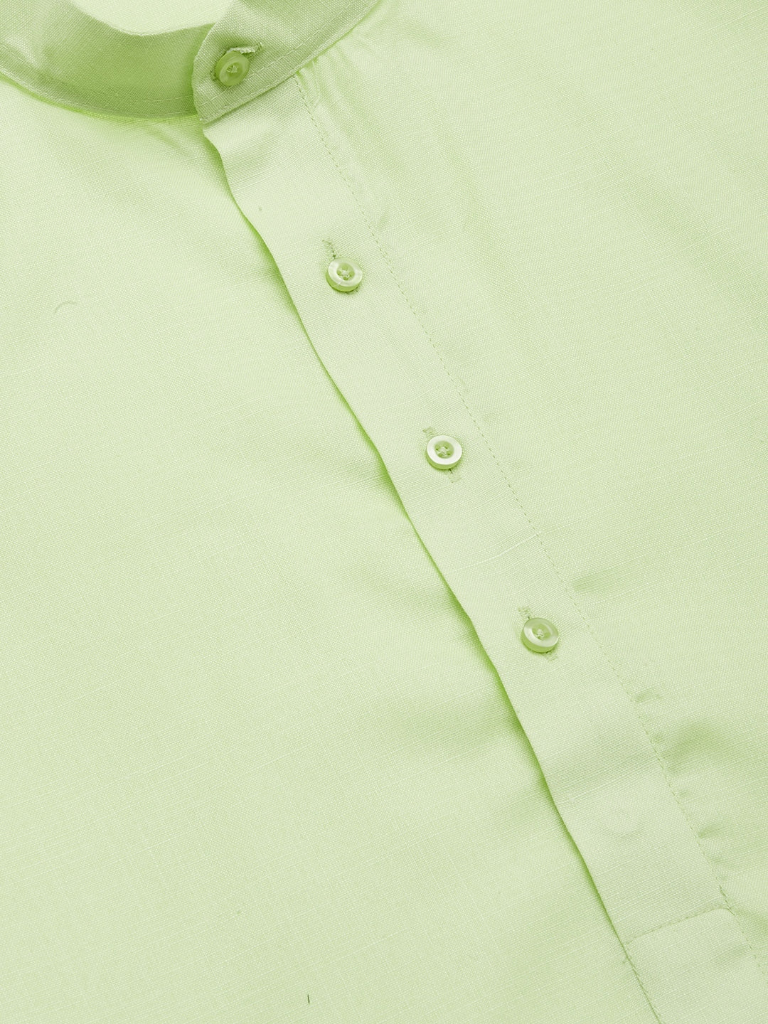 Lime Cotton Men's Kurta - Shop Men's Kurta Online