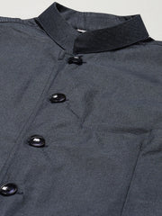 Men's Teal With Solid Nehru Jacket