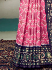 Women's Dola Light Green Printed Designer Saree With Blouse Piece-RAJWADI07E