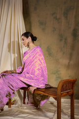 Womens Fashion Ethnic Pink Color Sarees-MLSHWSA1330PNK0ONE