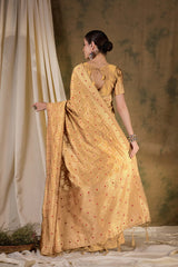 Womens Fashion Ethnic Beige Color Sarees-MLSHWSA1334BEI0ONE