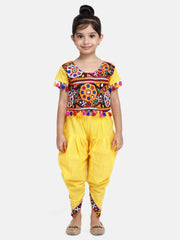 Cotton Ethnic Suit Set for Kids - Yellow | NV19TD01YL