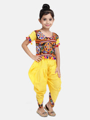 Cotton Ethnic Suit Set for Kids - Yellow | NV19TD01YL