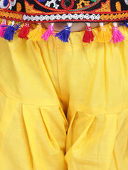 Cotton Ethnic Suit Set for Kids - Yellow | NV19TD01YL