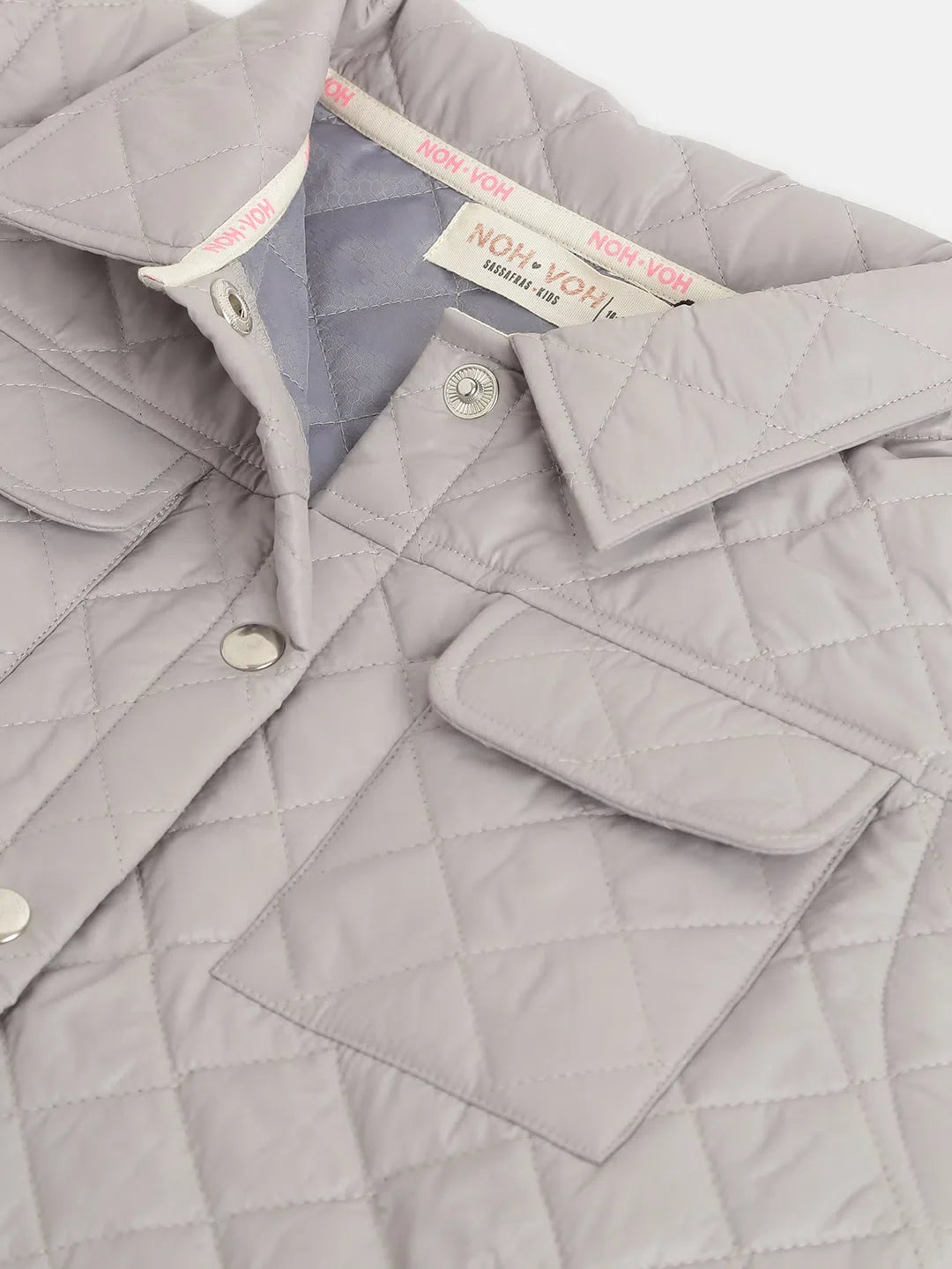 Girls Grey Sleeveless Puffer Jacket | Kids Clothing & Kids Suits