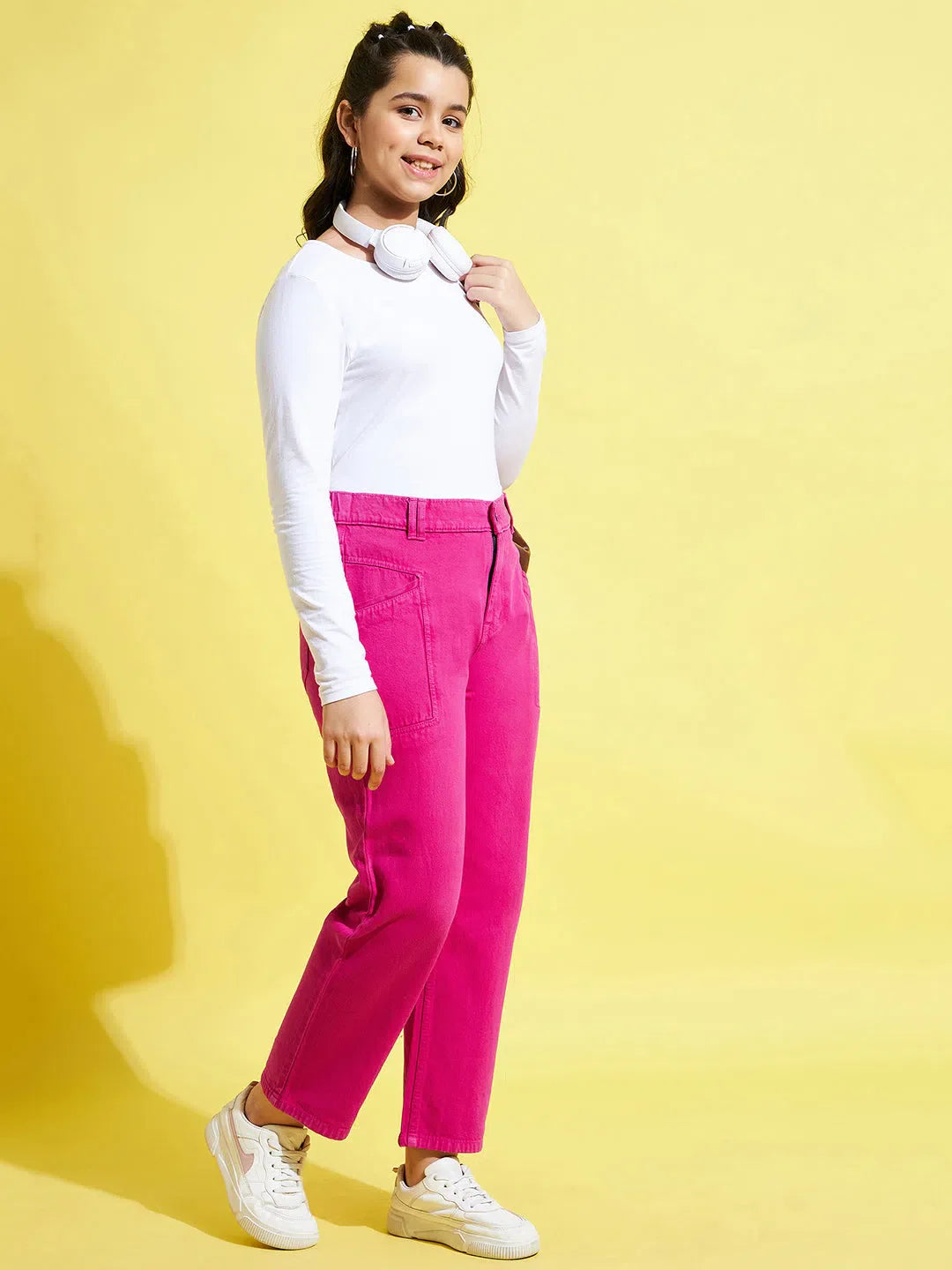 Girls Fuchsia Jeans - Cute Kids Clothing & Girls Jeans
