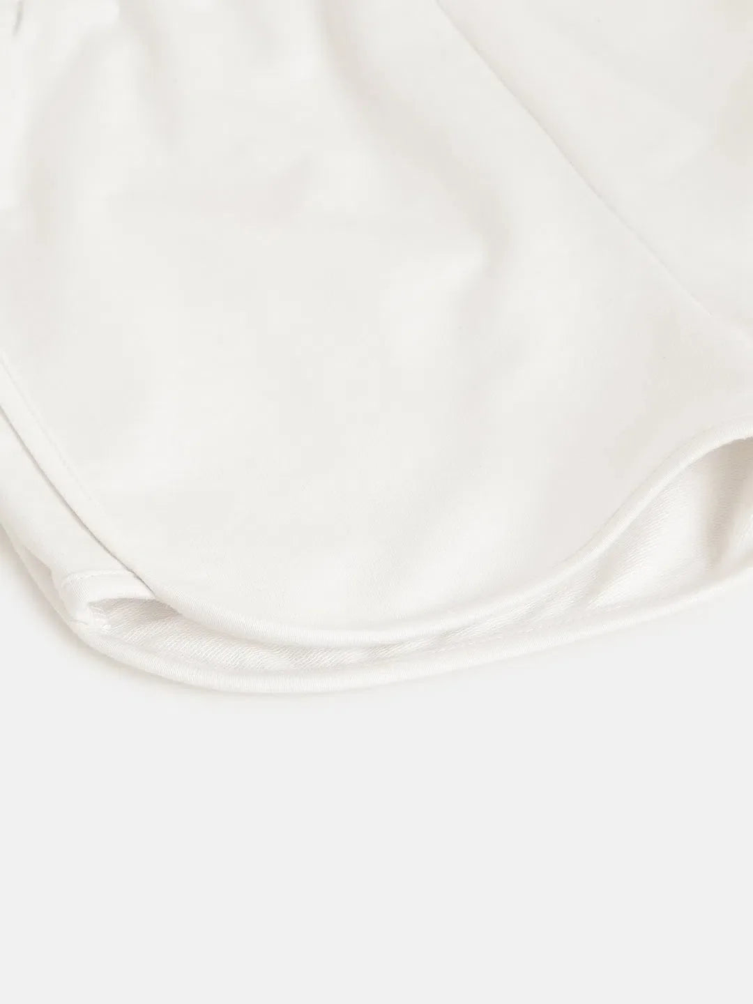 Girls White Terry Shorts | Comfortable Kids Clothing