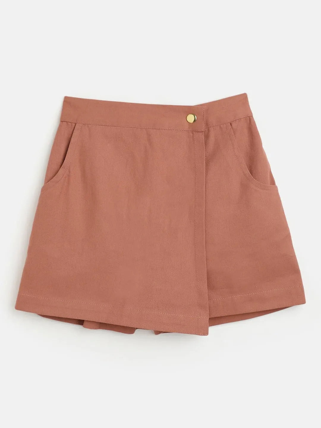 Girls Coral Twill Skorts - Cute & Comfortable Kids Clothing