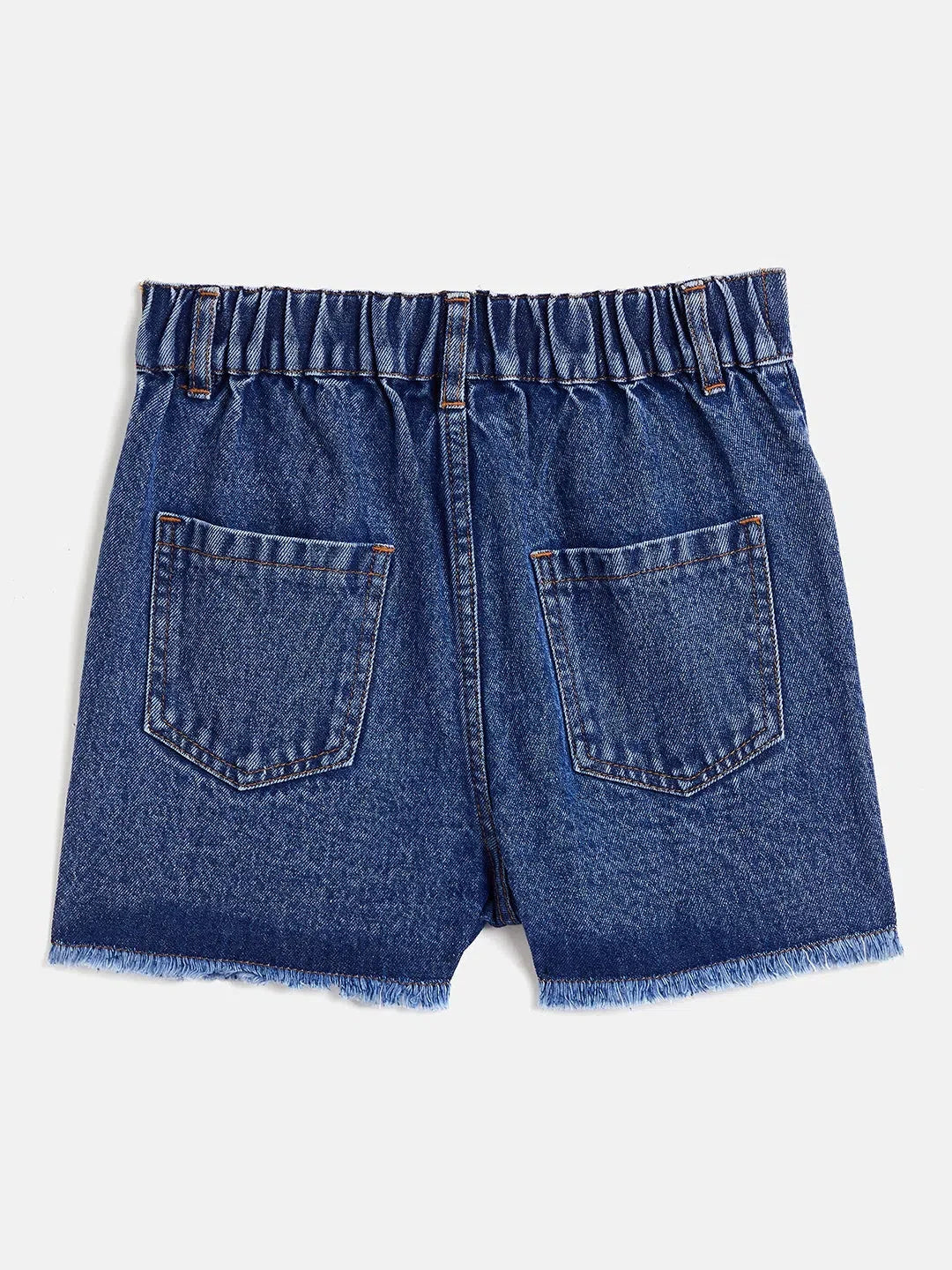 Girls Blue Denim Pearl Shorts | Kids Clothing