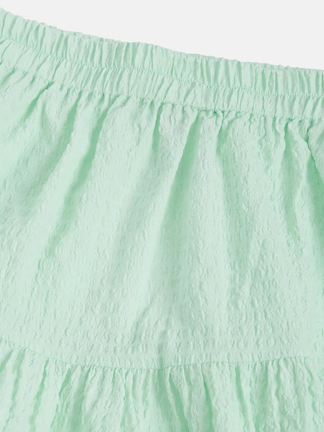Girls Green Tiered Skirt - Kids Clothing