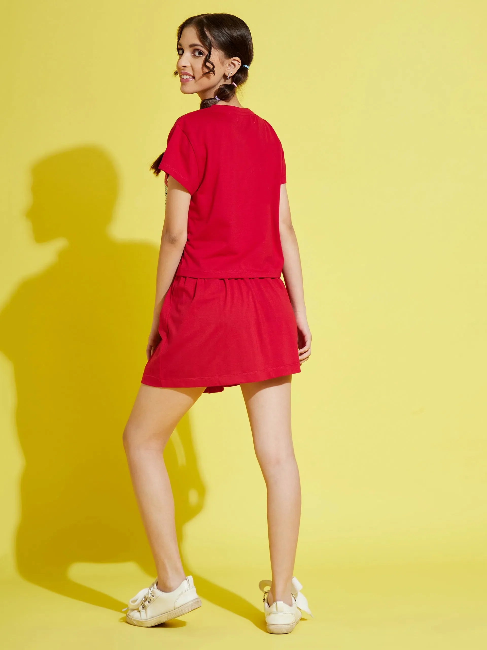 Red Pleated Skirt for Girls | Adorable Kids Clothing