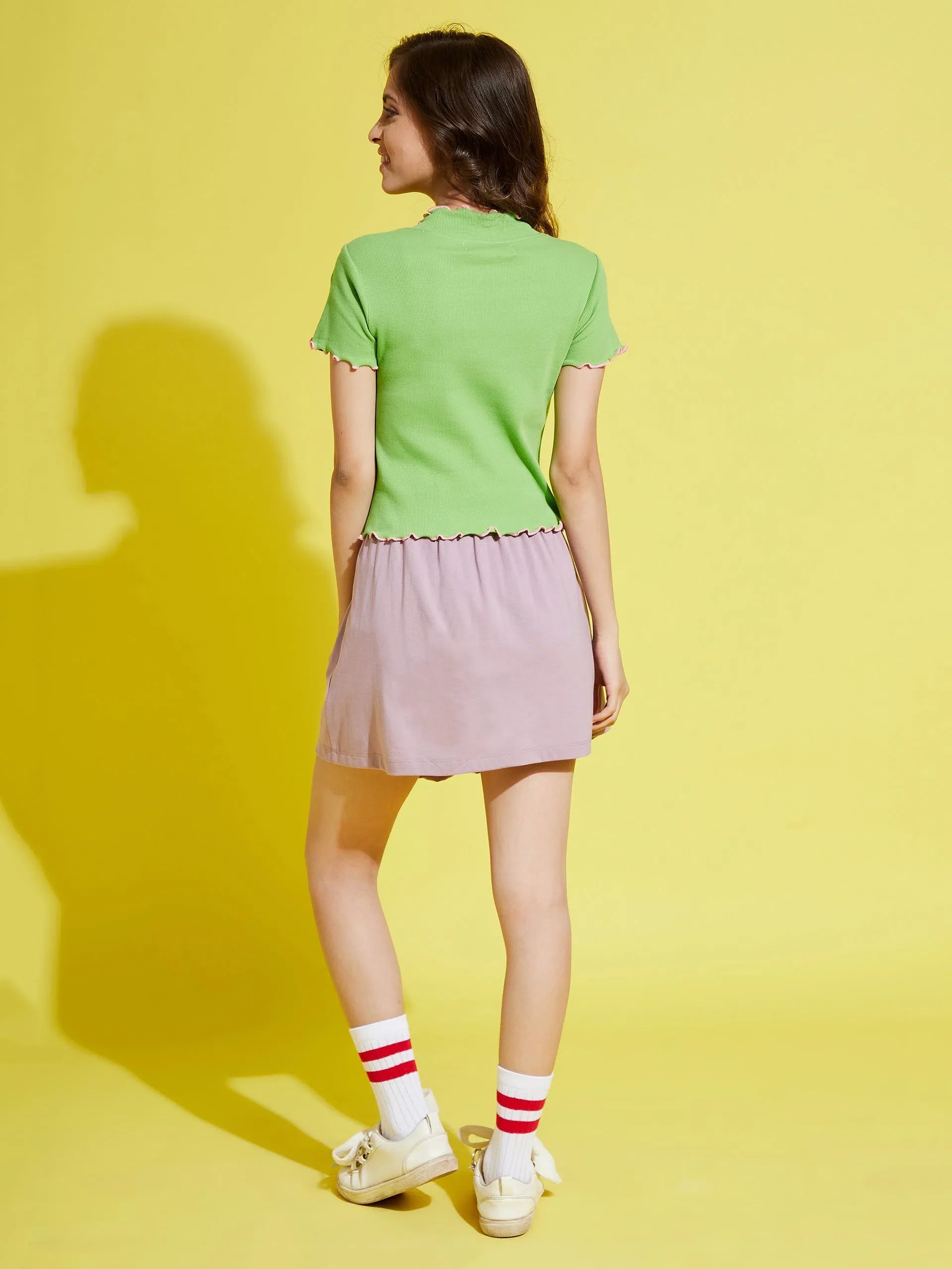 Lavender Pleated Skirt for Girls | Stylish Kids Dresses