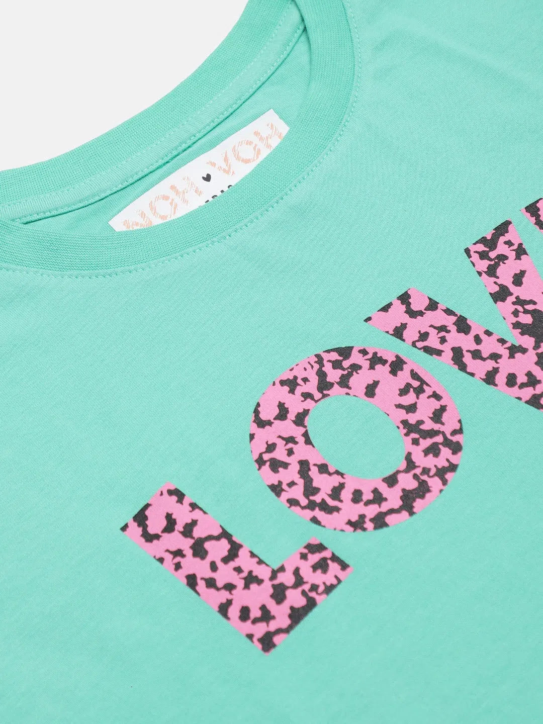 Green Love Crop T-Shirt - Girls Clothing & Kids Dresses