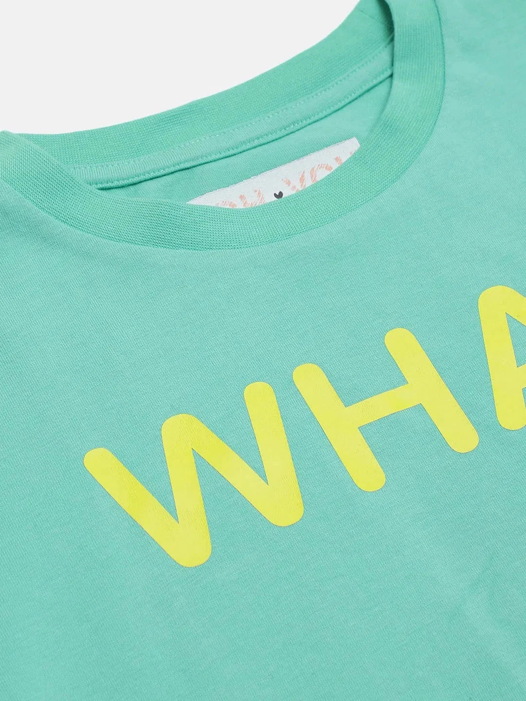 Girls Green Crop T-Shirt - Stylish Kids Clothing for Girls