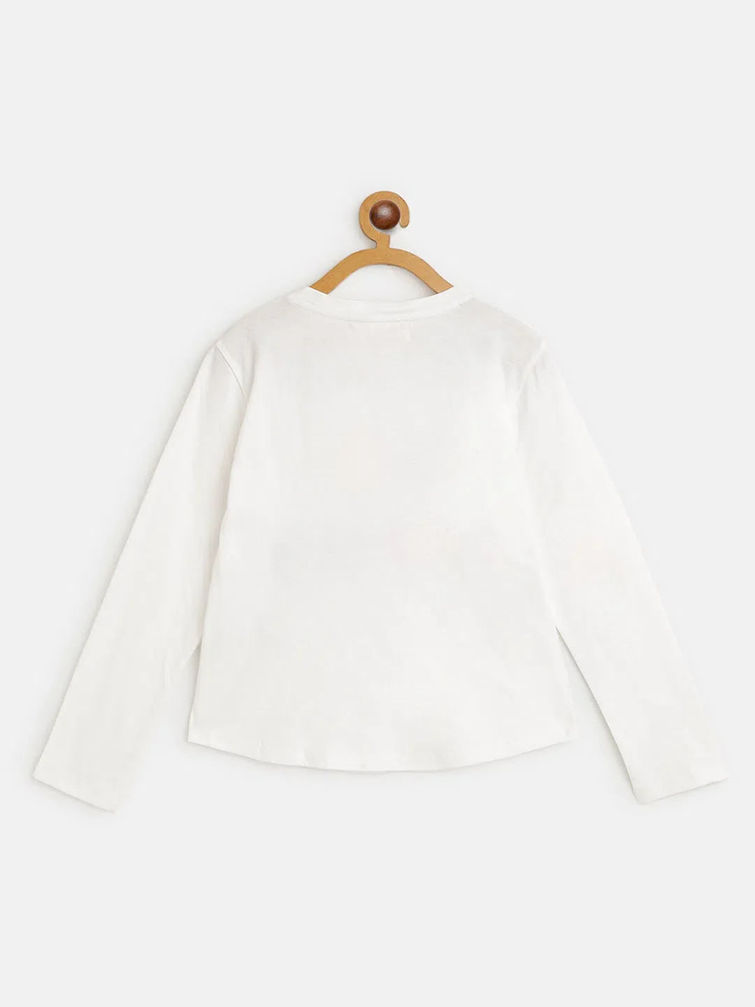 Girls White 'BE HAPPY' T-Shirt | Kids Clothing Online