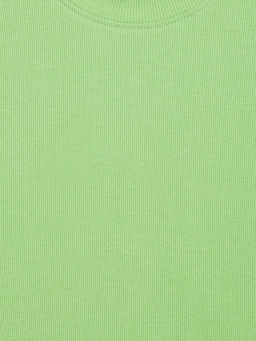Green High Neck Crop Top for Girls | Kids Clothing Shop