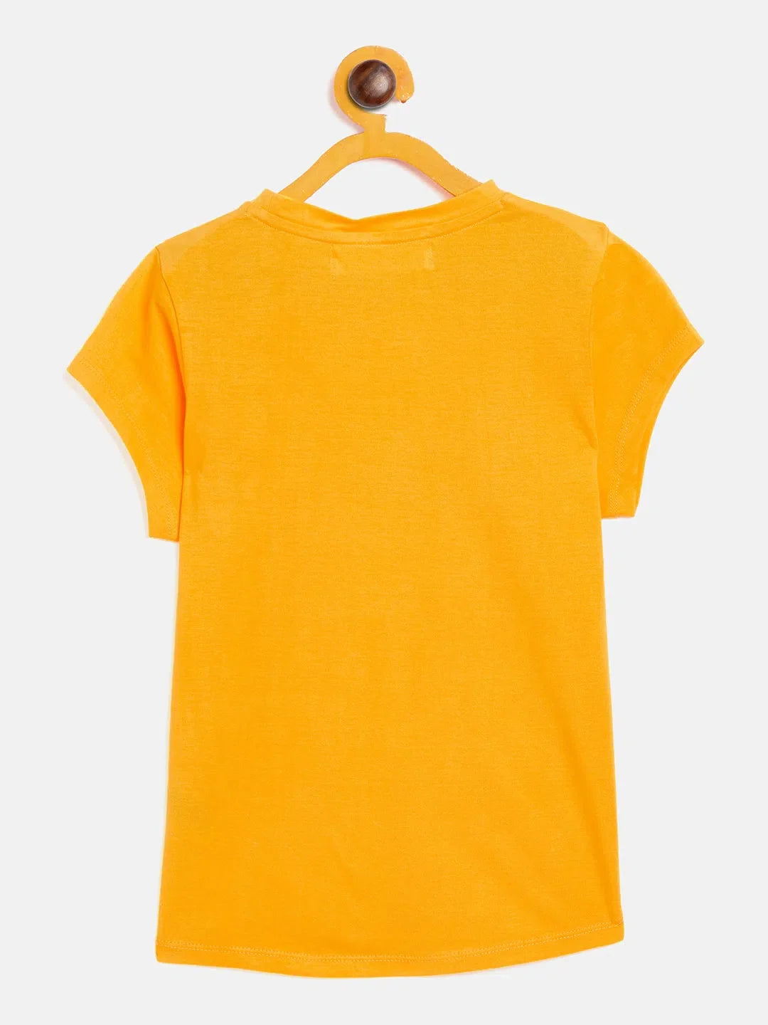 Girls Mustard Graphic Tee - Kids Clothing