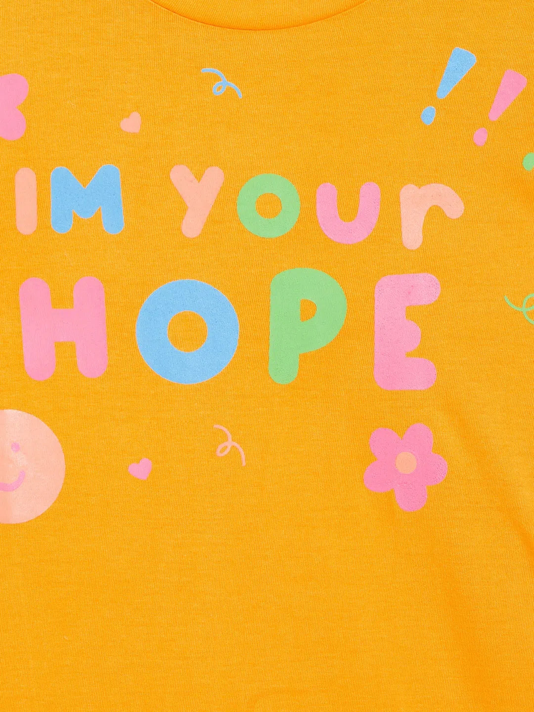 Girls Mustard Graphic Tee - Kids Clothing