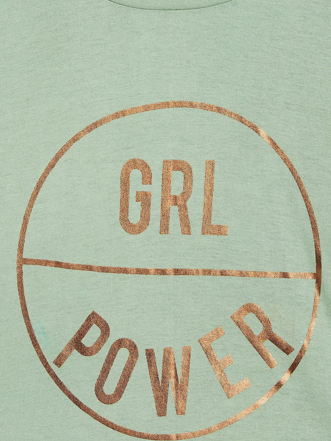 Girls Olive Crop Top - 