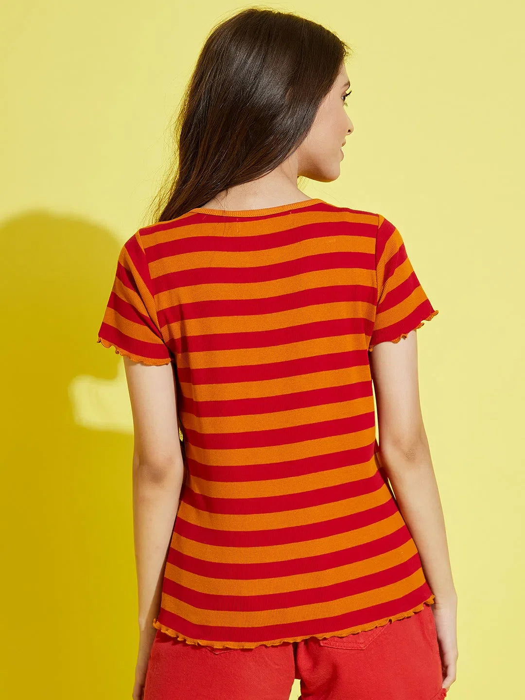 Girls Striped V-Neck Top - Cute Kids Clothing for Girls!
