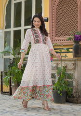 Women Offwhite Print Longdress & Dupatta-P1029D_OFFWHITE_OF_ON