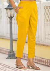 Women Mustard Print Kurta Pant Dupatta-P1048MUSTARD_ON