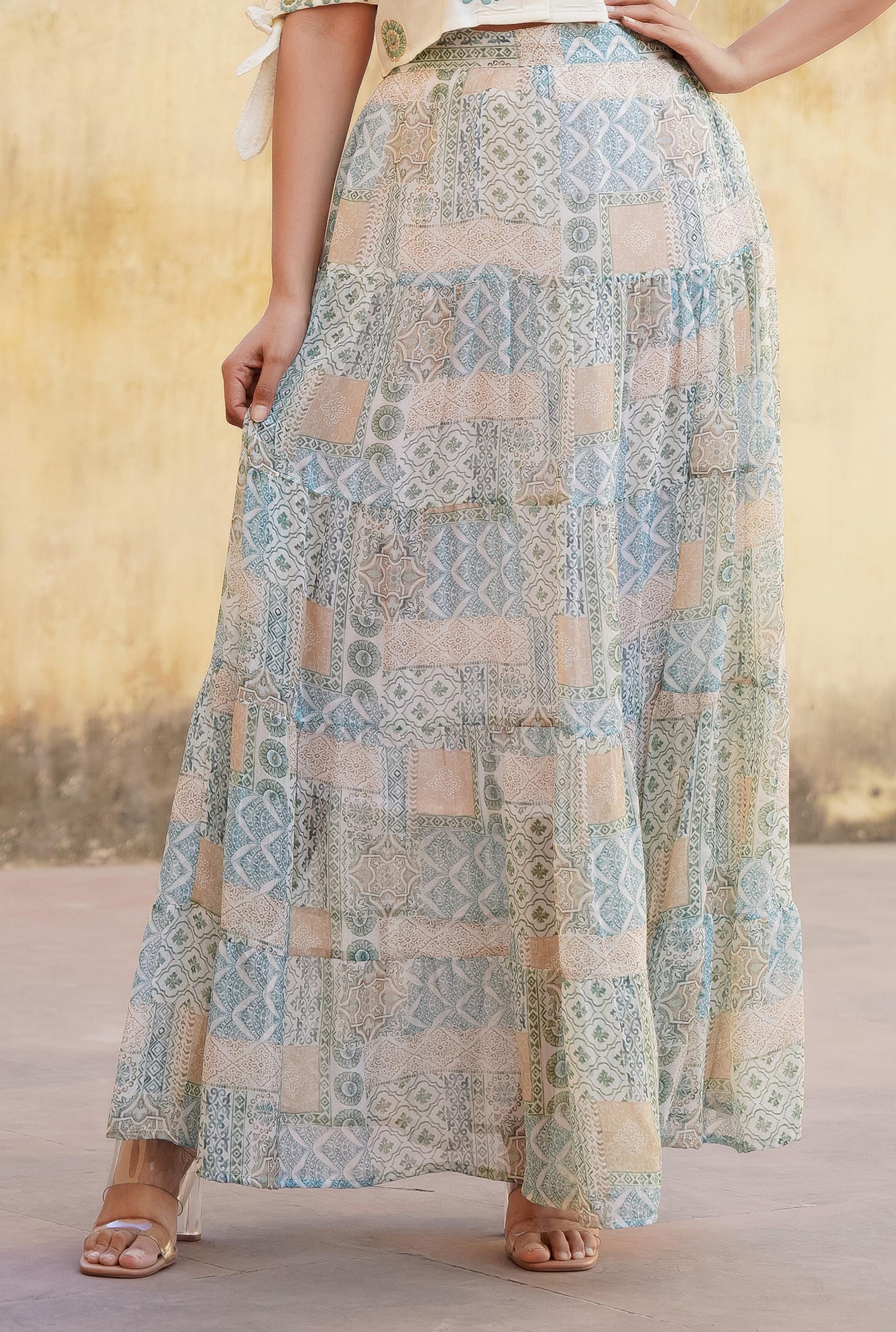 Pastel Whisper Co-ord Set-P1075C_GREEN