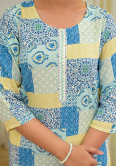Multi color straight kurta-P1086C_MULTI