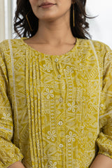 Women Lemon Printed Kurta-P1093C_LEMON_ON