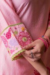 Peach Bloom Tassel Kurta Co-Ord