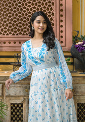 Whispering Sky Floral Midi Dress-P1133BL_WHITE