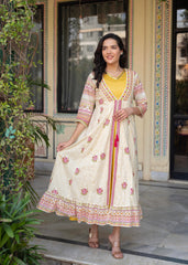 Women Printed Floral Fit & Flared Dress