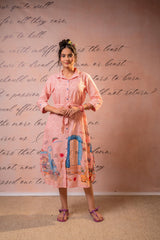 Pinkline Story Shirt Dress