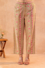 Gulnaar Garden Printed Kurta Pant And Dupatta Set