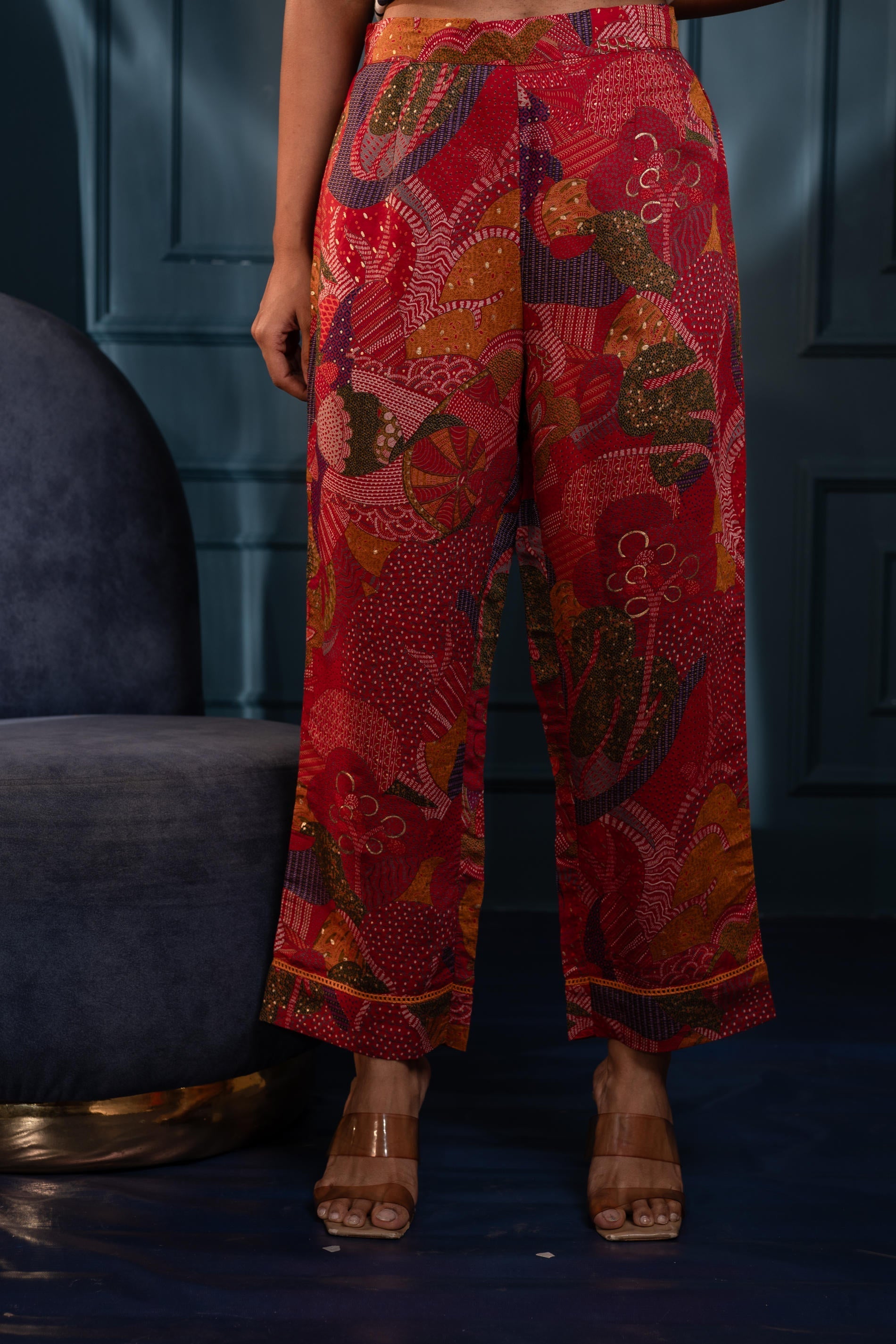 Women's Multicolor Floral Cotton Co-ord Set with Kurta & Pants | DesiQ