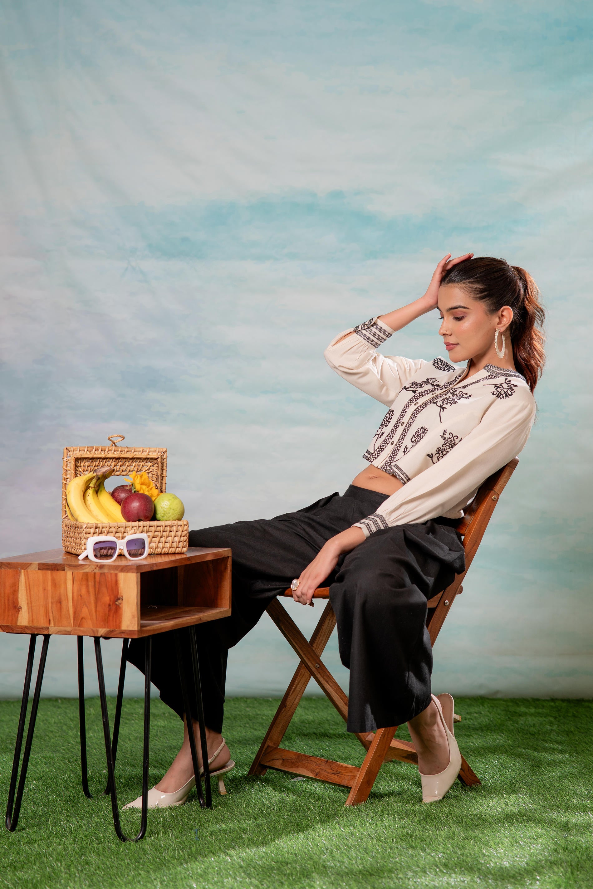 Noir Flora Modern Set-P1902BLACK