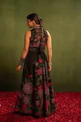 Contemporary Printed Top Skirt Set