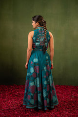 Contemporary Printed Top Skirt Set