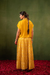 Virasat Printed Skirt Set