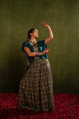 Virasat Printed Skirt Set