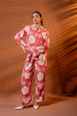 Women’s Relaxed Fit Floral Printed Co-ord Set