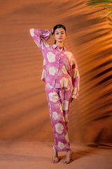 Women’s Relaxed Fit Floral Printed Co-ord Set