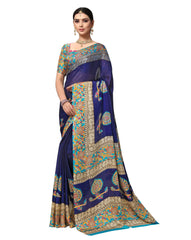 Georgette No Type Regular Saree-PC1075