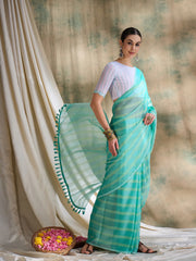 Womens Fashion Ethnic Sea Green Color Sarees-MLSHWSA1624SGR0ONE