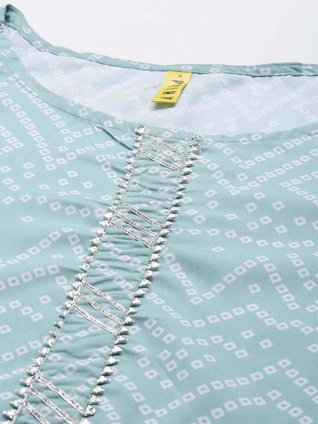 Blue Bandhani Kurta Palazzo Set - Traditional Indian Kurtas
