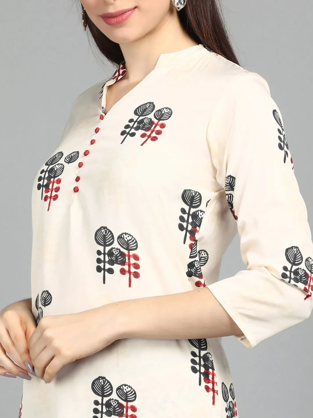 Poly Crepe Printed Kurta Pant Set | Designer Kurta Sets Online