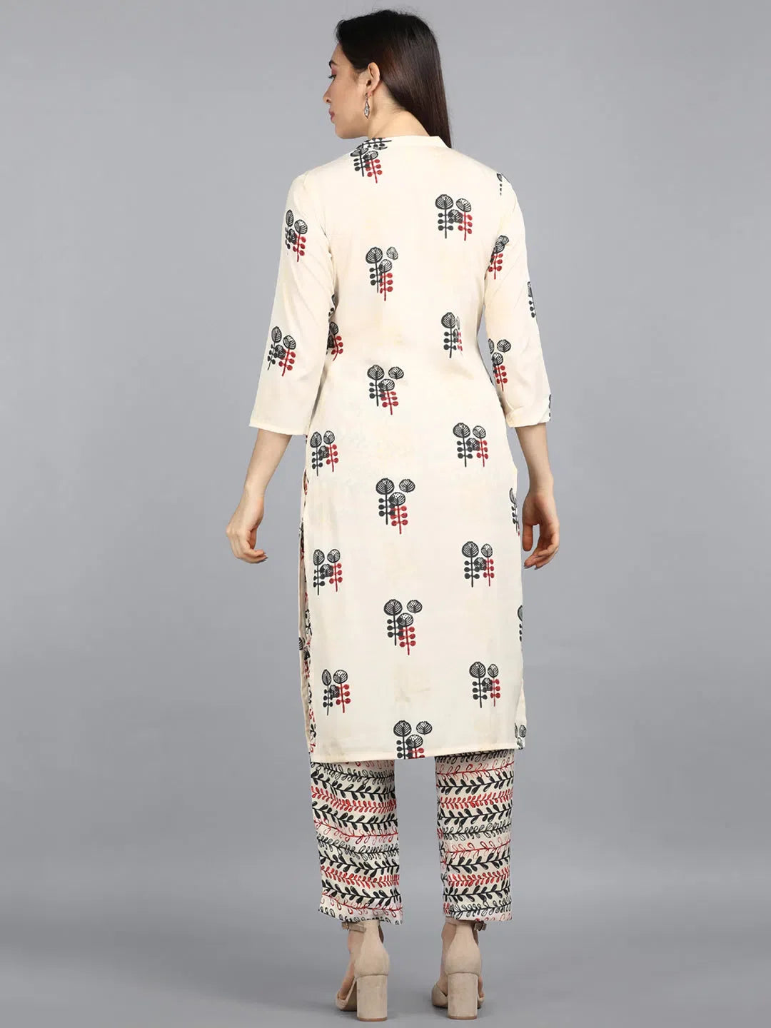 Poly Crepe Printed Kurta Pant Set | Designer Kurta Sets Online