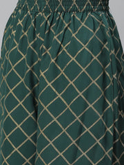 Women's Polyester Printed Kurta Palazzo Set-PKSET1014