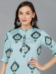 Women Poly Crepe Ethnic Motifs Printed-PKSET1025A